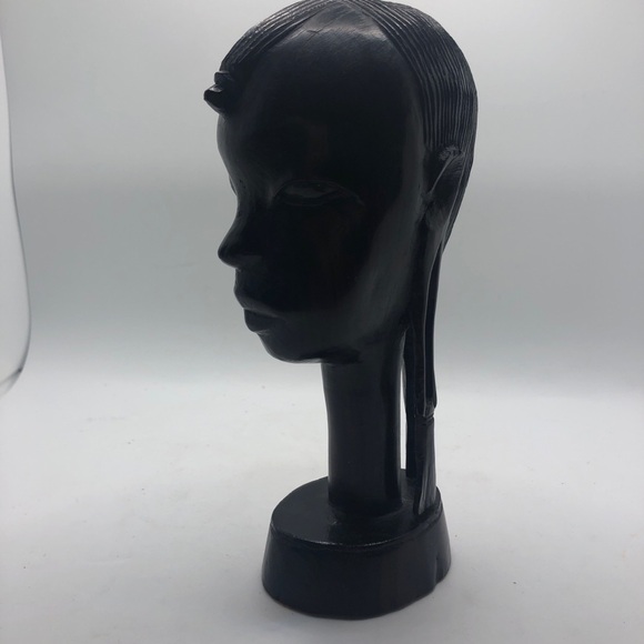 Vintage African Tribal Art - Carved Ebony - Picture 3 of 6